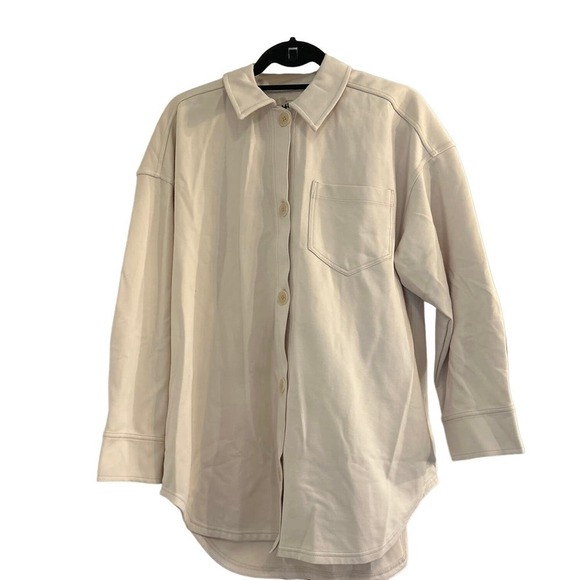 Madewell Ponte Hurricane Shirt-Jacket XS - Picture 4 of 7